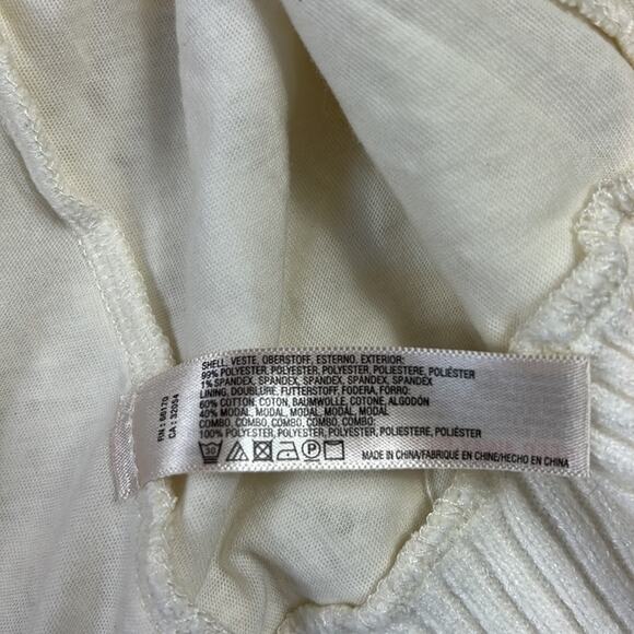 Anthro Saturday Sunday crochet and quilted zip up sweatshirt jacket, xs - Picture 6 of 11